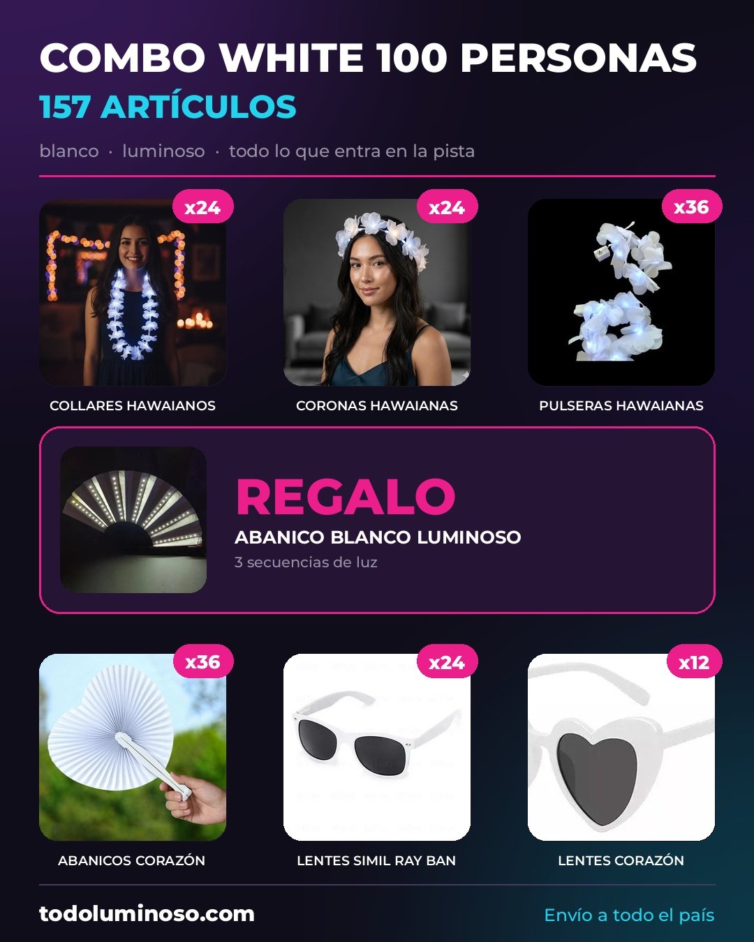 Combo white 100 personas - Imagen 2