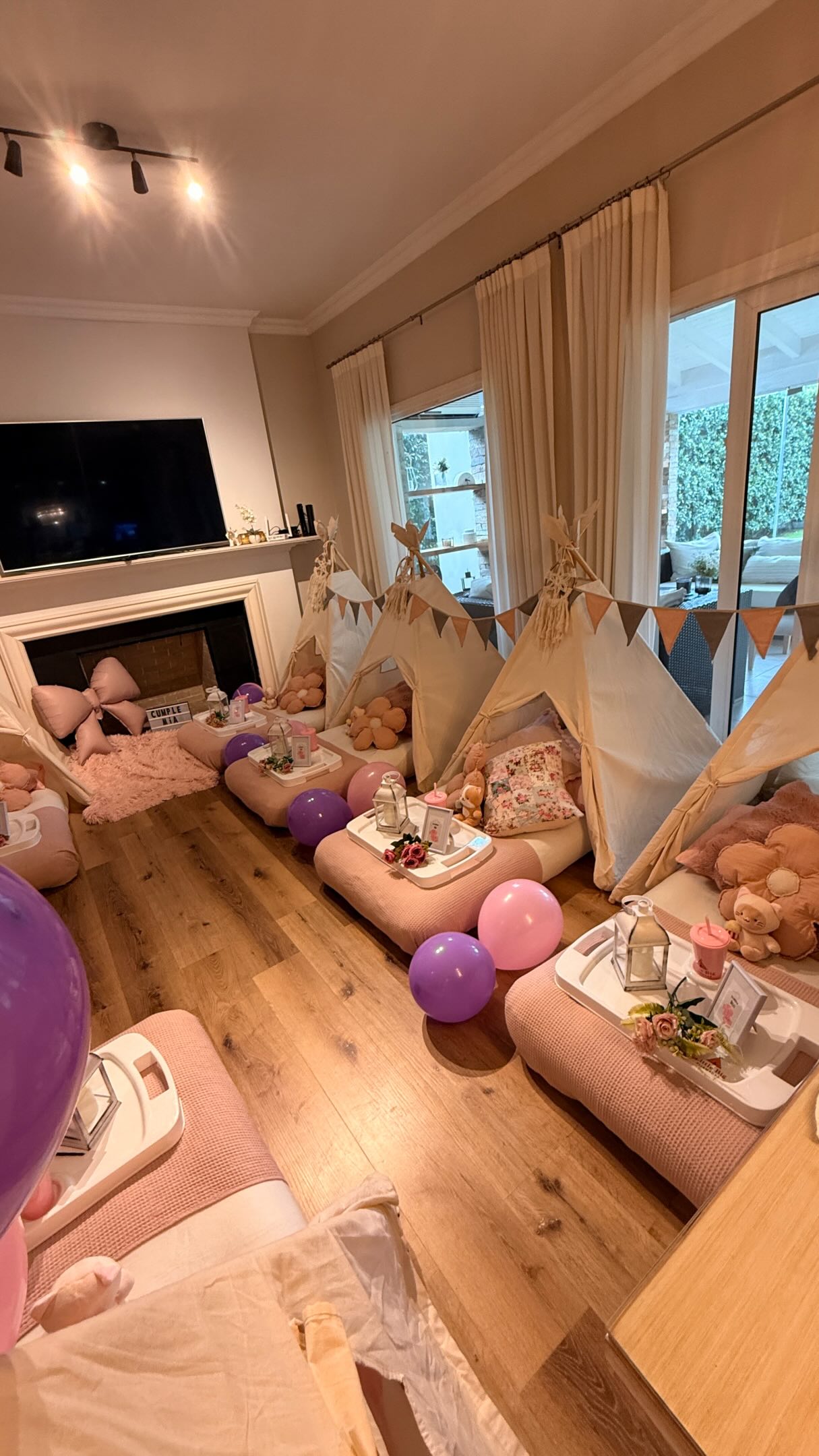 Pijamada deluxe con teepees a domicilio - Imagen 3
